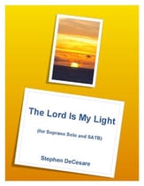 The Lord Is My Light SATB choral sheet music cover